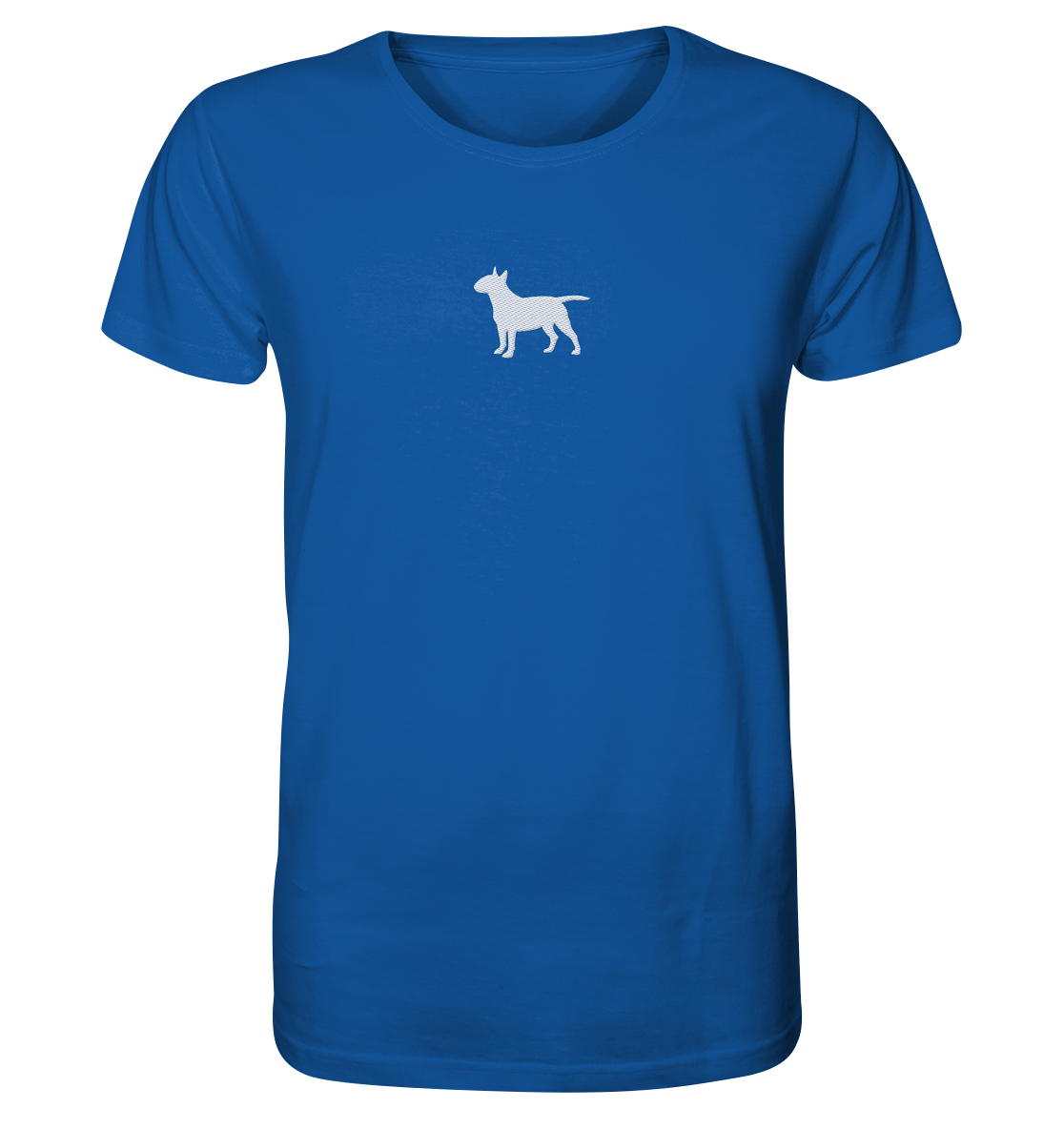 Bull Terrier-Silhouette - Organic Shirt (Stick)
