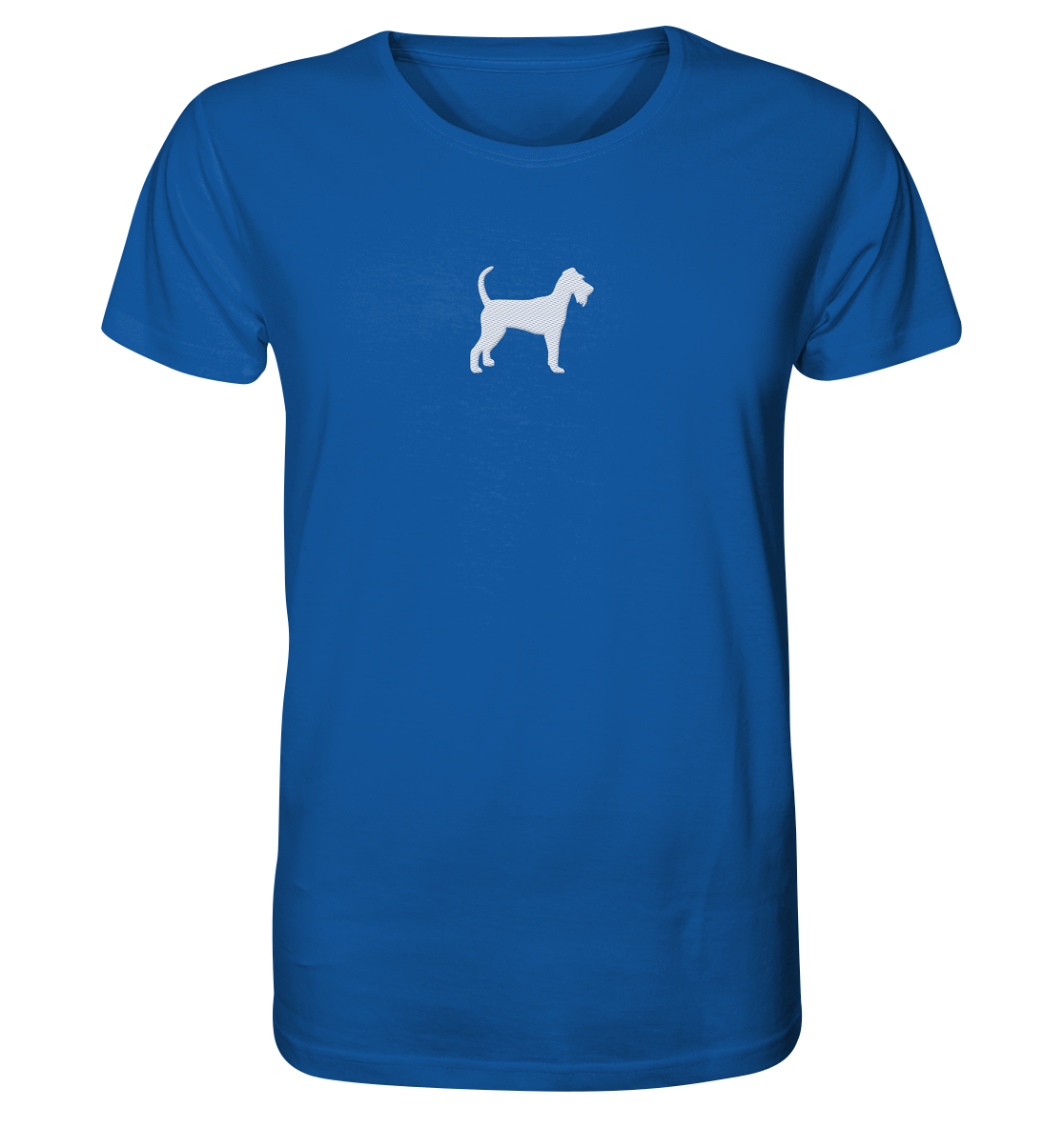Irish Terrier-Silhouette - Organic Shirt (Stick)