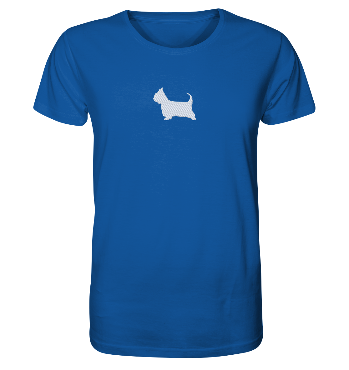 Australian Silky Terrier-Silhouette - Organic Shirt (Stick)