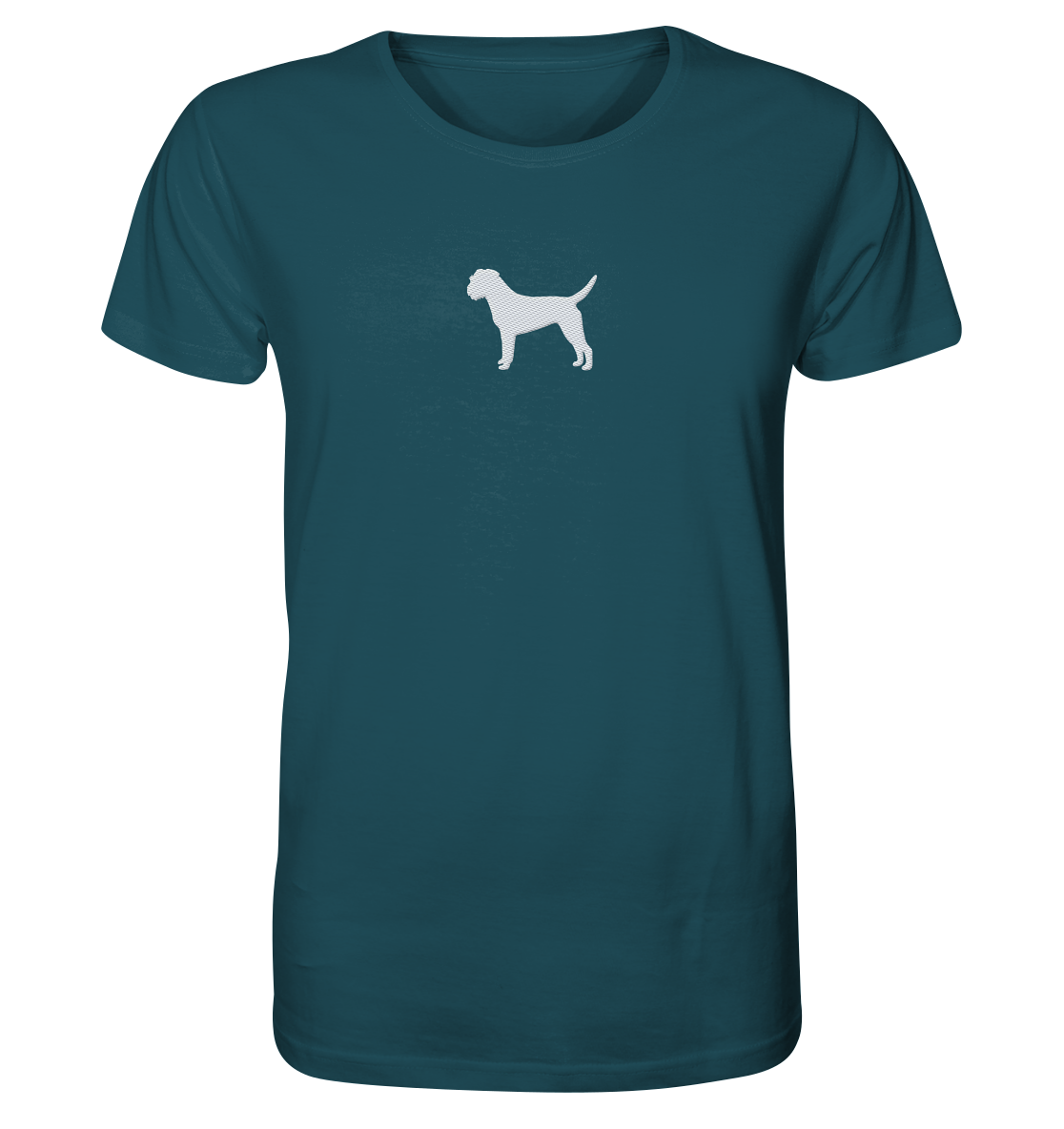 Border Terrier-Silhouette - Organic Shirt (Stick)
