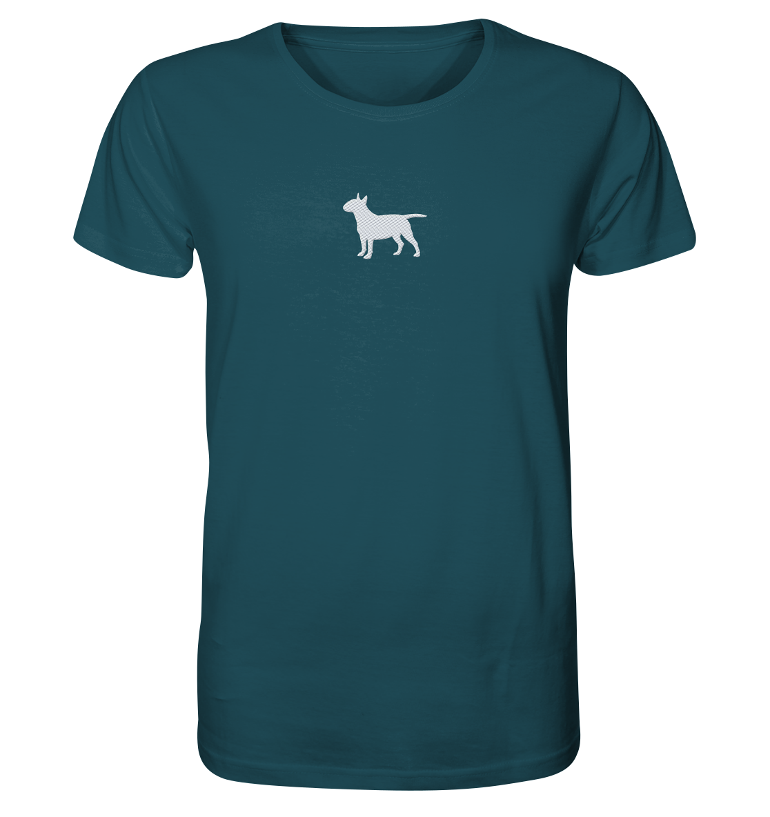 Bull Terrier-Silhouette - Organic Shirt (Stick)