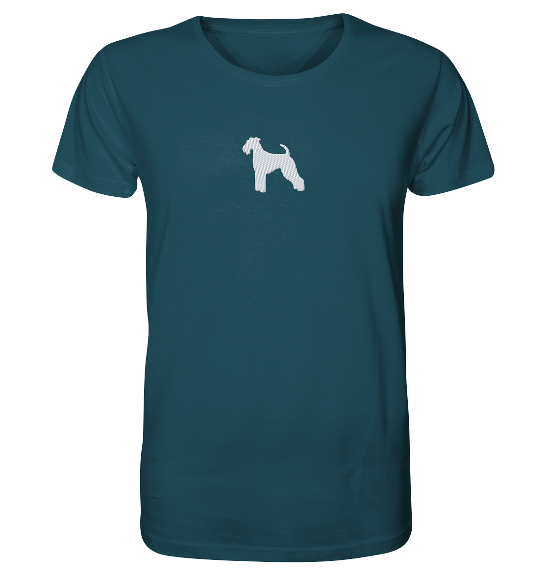 Airedale Terrier-Silhouette - Organic Shirt (Stick)