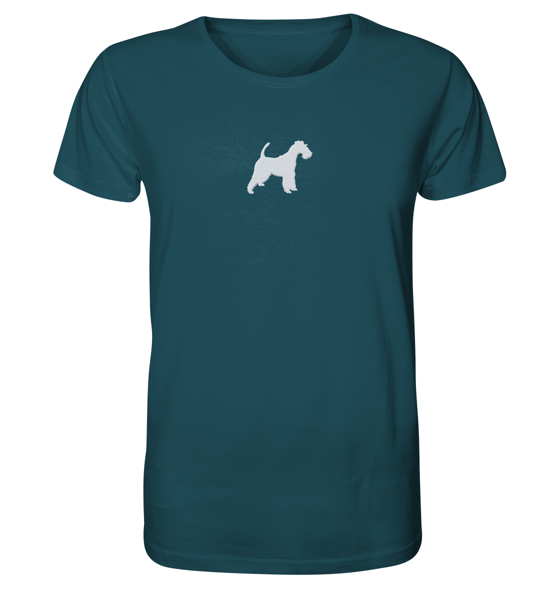 Drahthaar Foxterrier Terrier-Silhouette - Organic Shirt (Stick)