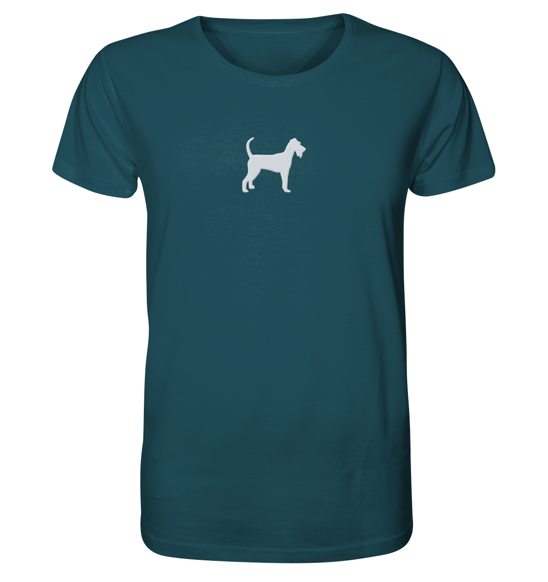 Irish Terrier-Silhouette - Organic Shirt (Stick)