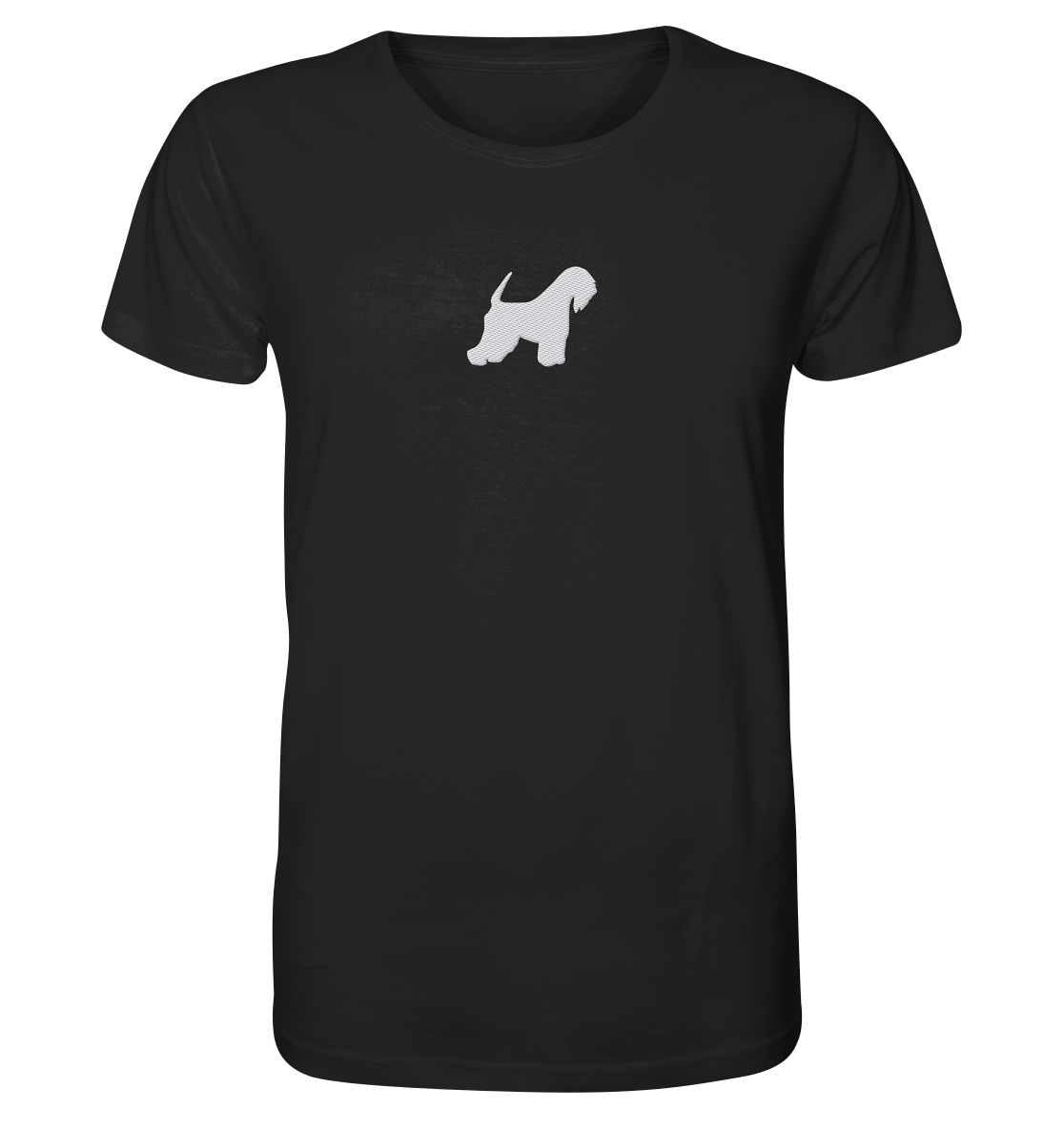 Irish Soft Coated Wheaten Terrier-Silhouette - Organic Shirt (Stick)