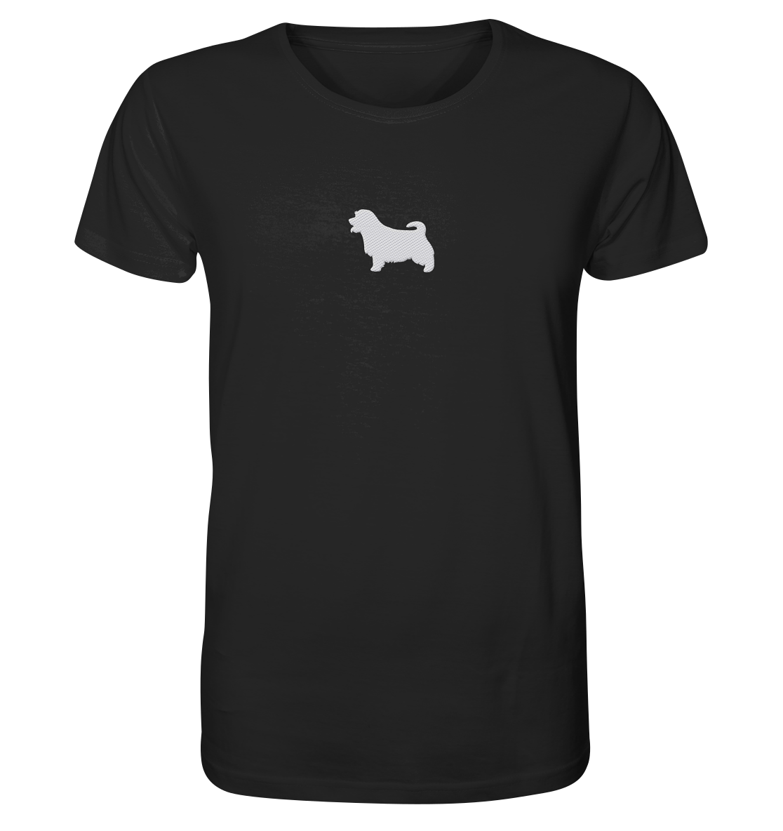 Norfolk Terrier-Silhouette - Organic Shirt (Stick)