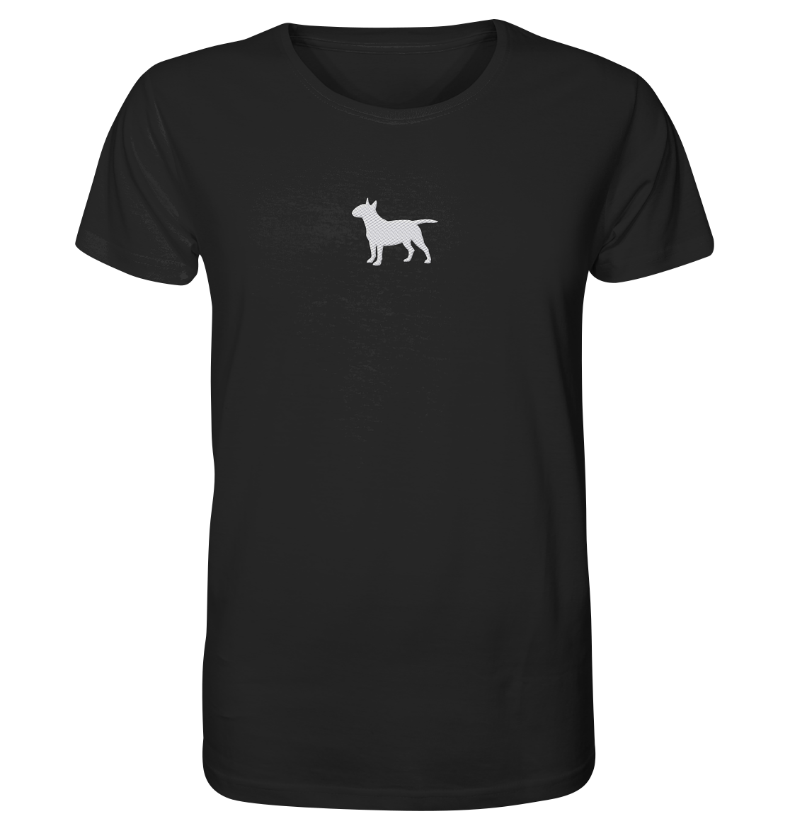 Bull Terrier-Silhouette - Organic Shirt (Stick)