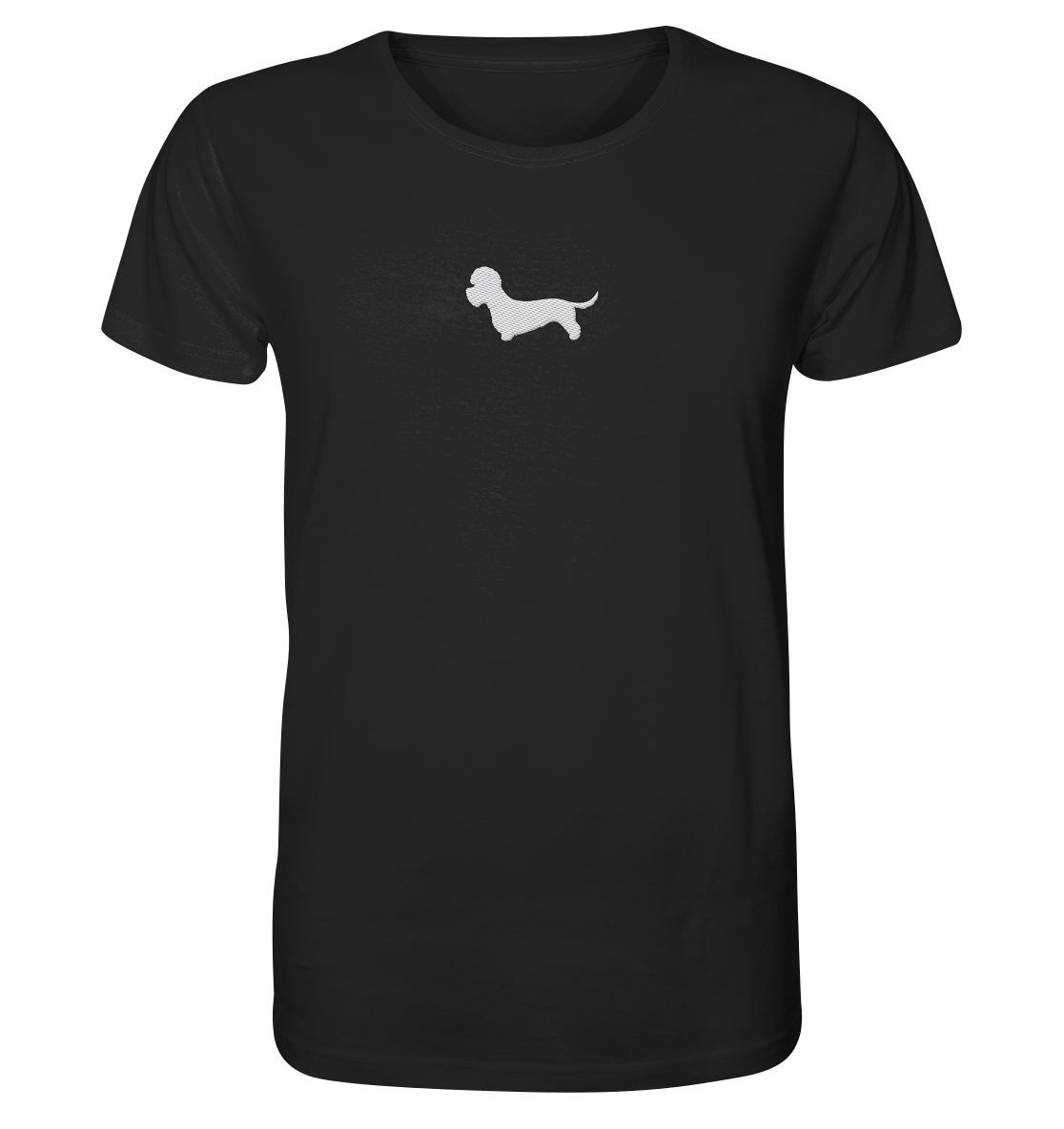 Dandie Dinmont Terrier-Silhouette - Organic Shirt (Stick)