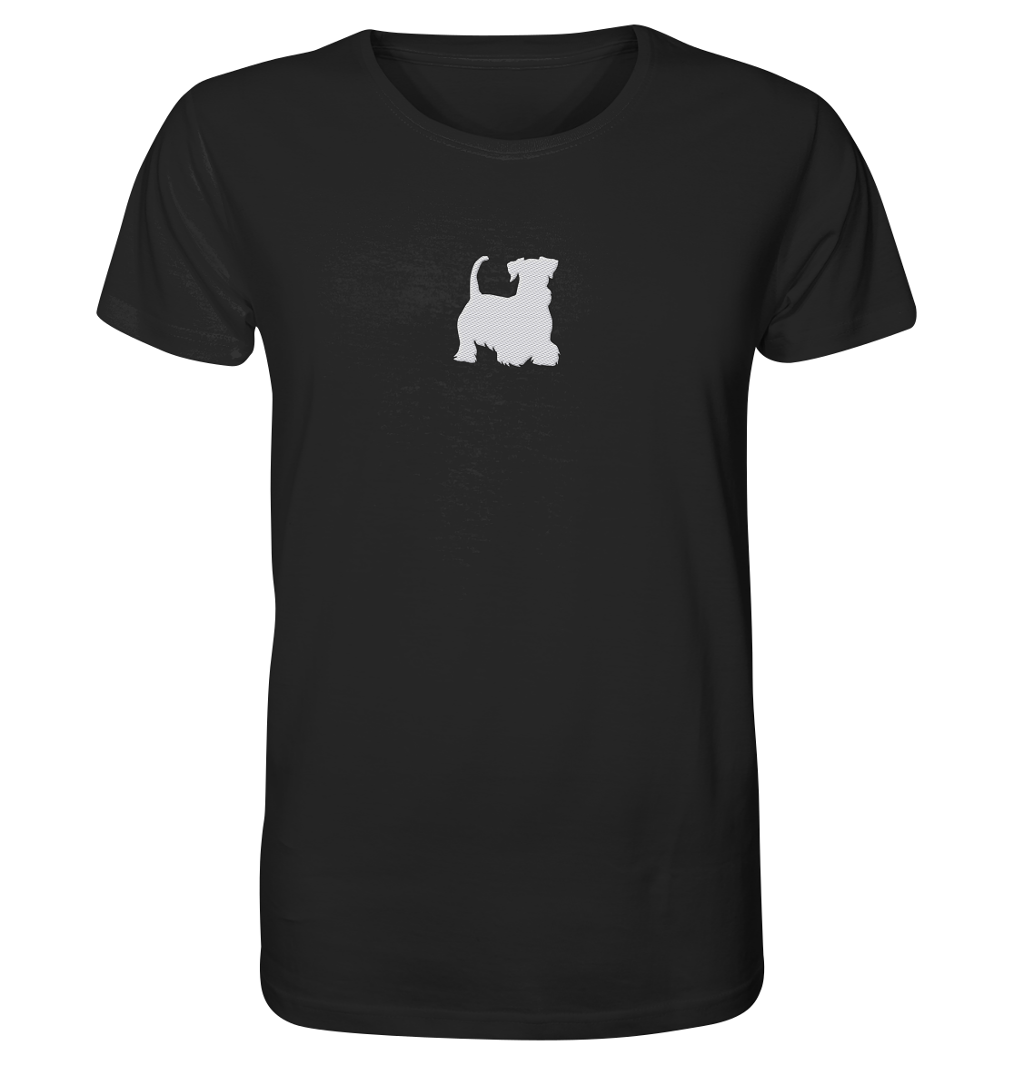 Cesky Terrier-Silhouette - Organic Shirt (Stick)