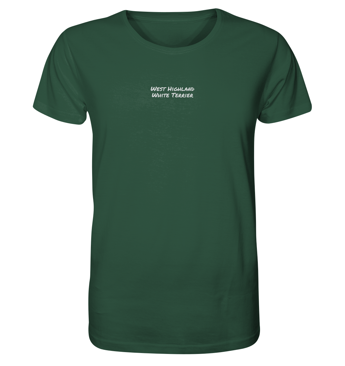 West Highland White Terrier - Organic Shirt (Stick)