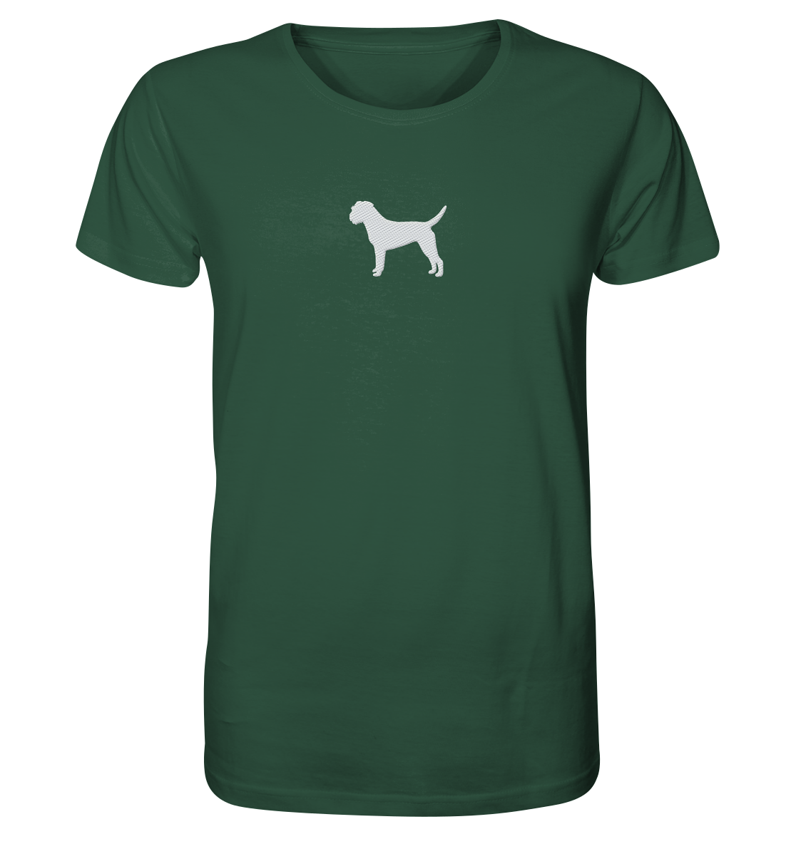 Border Terrier-Silhouette - Organic Shirt (Stick)