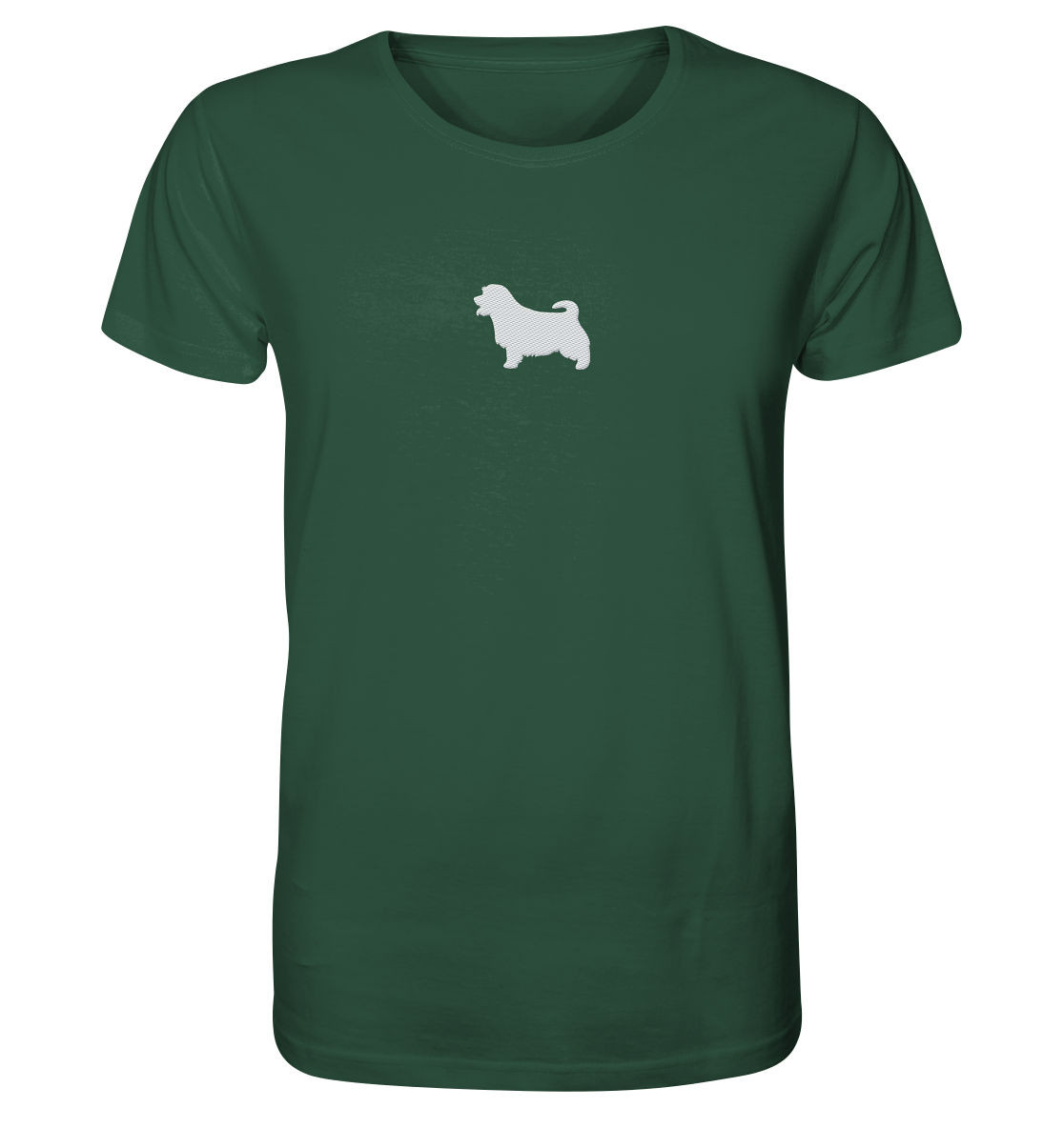 Norfolk Terrier-Silhouette - Organic Shirt (Stick)