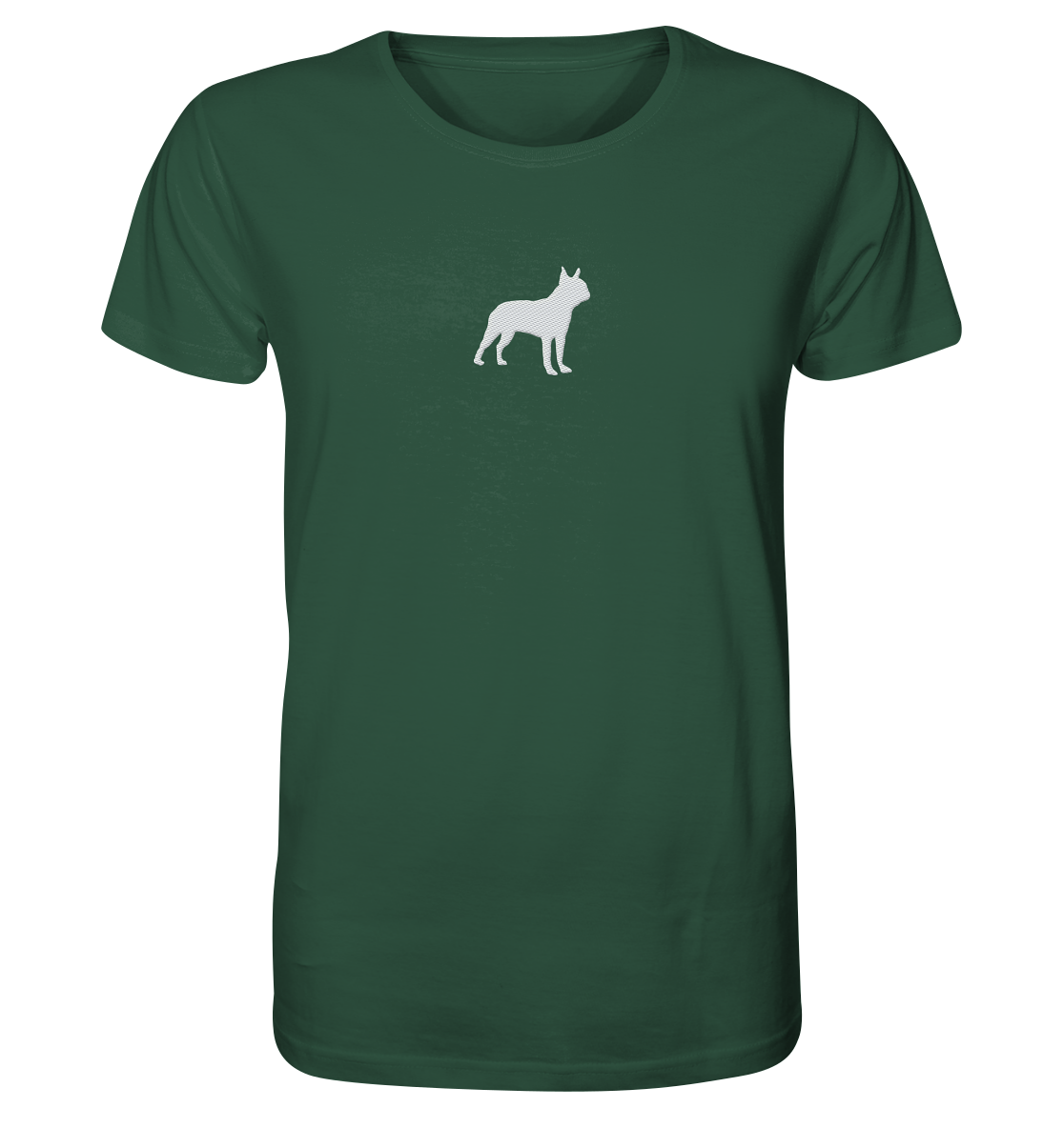 Boston Terrier-Silhouette - Organic Shirt (Stick)