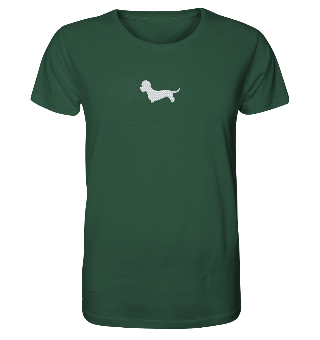 Dandie Dinmont Terrier-Silhouette - Organic Shirt (Stick)