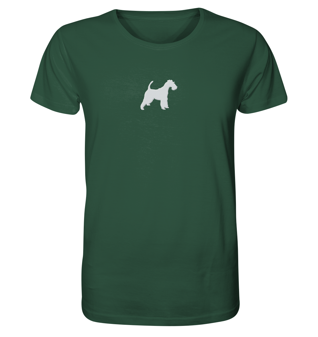 Drahthaar Foxterrier Terrier-Silhouette - Organic Shirt (Stick)