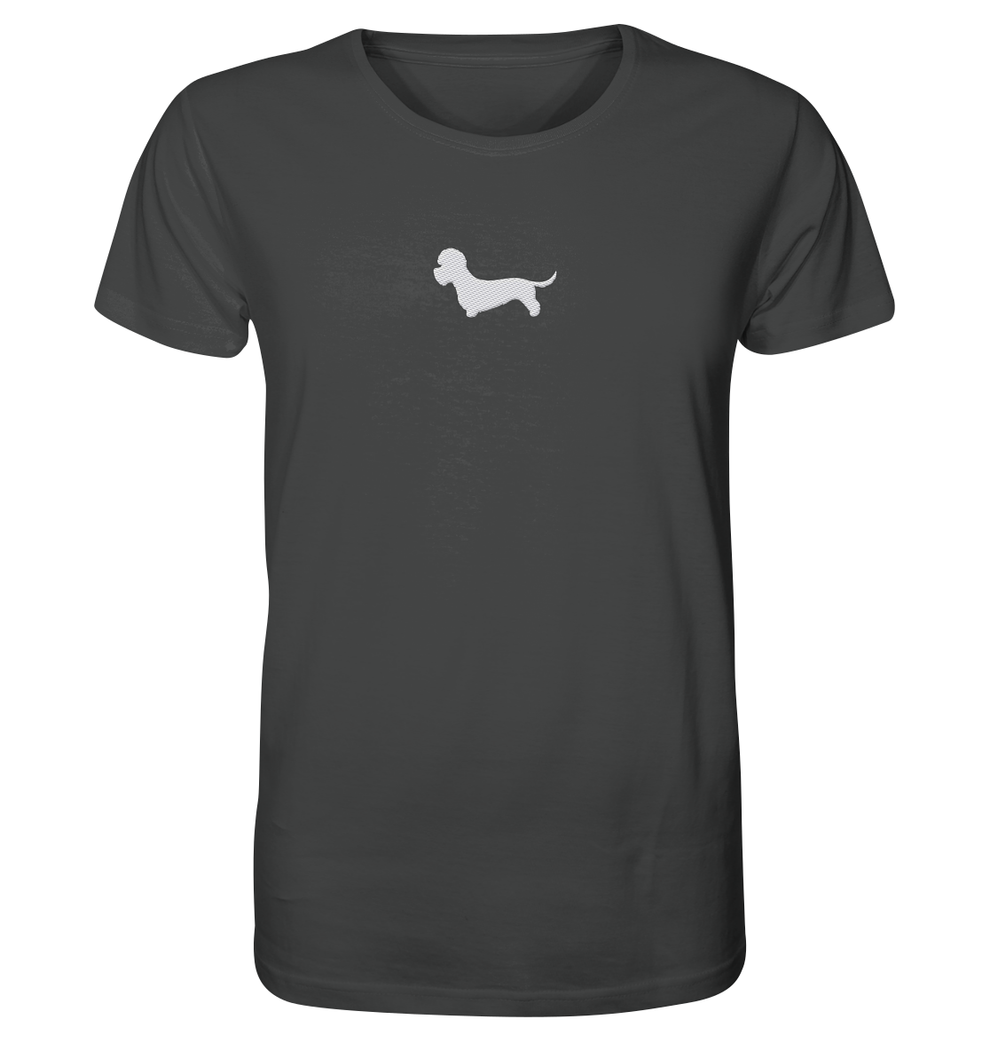 Dandie Dinmont Terrier-Silhouette - Organic Shirt (Stick)