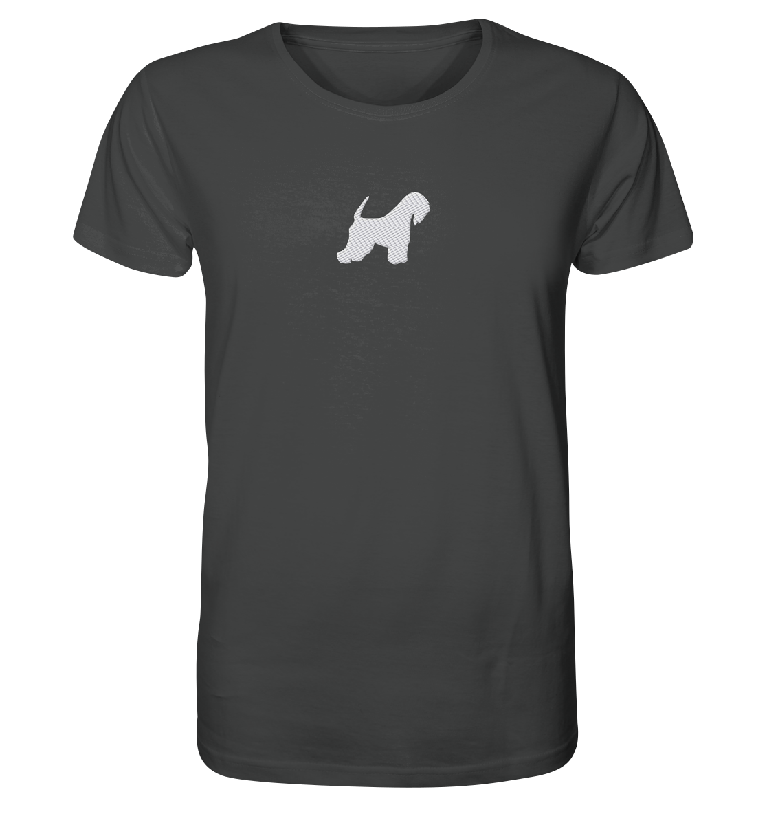 Irish Soft Coated Wheaten Terrier-Silhouette - Organic Shirt (Stick)