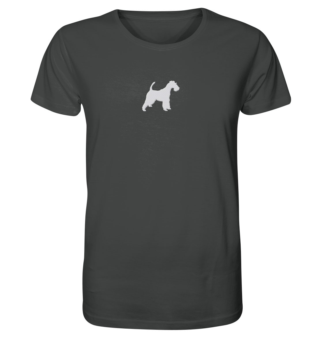 Drahthaar Foxterrier Terrier-Silhouette - Organic Shirt (Stick)