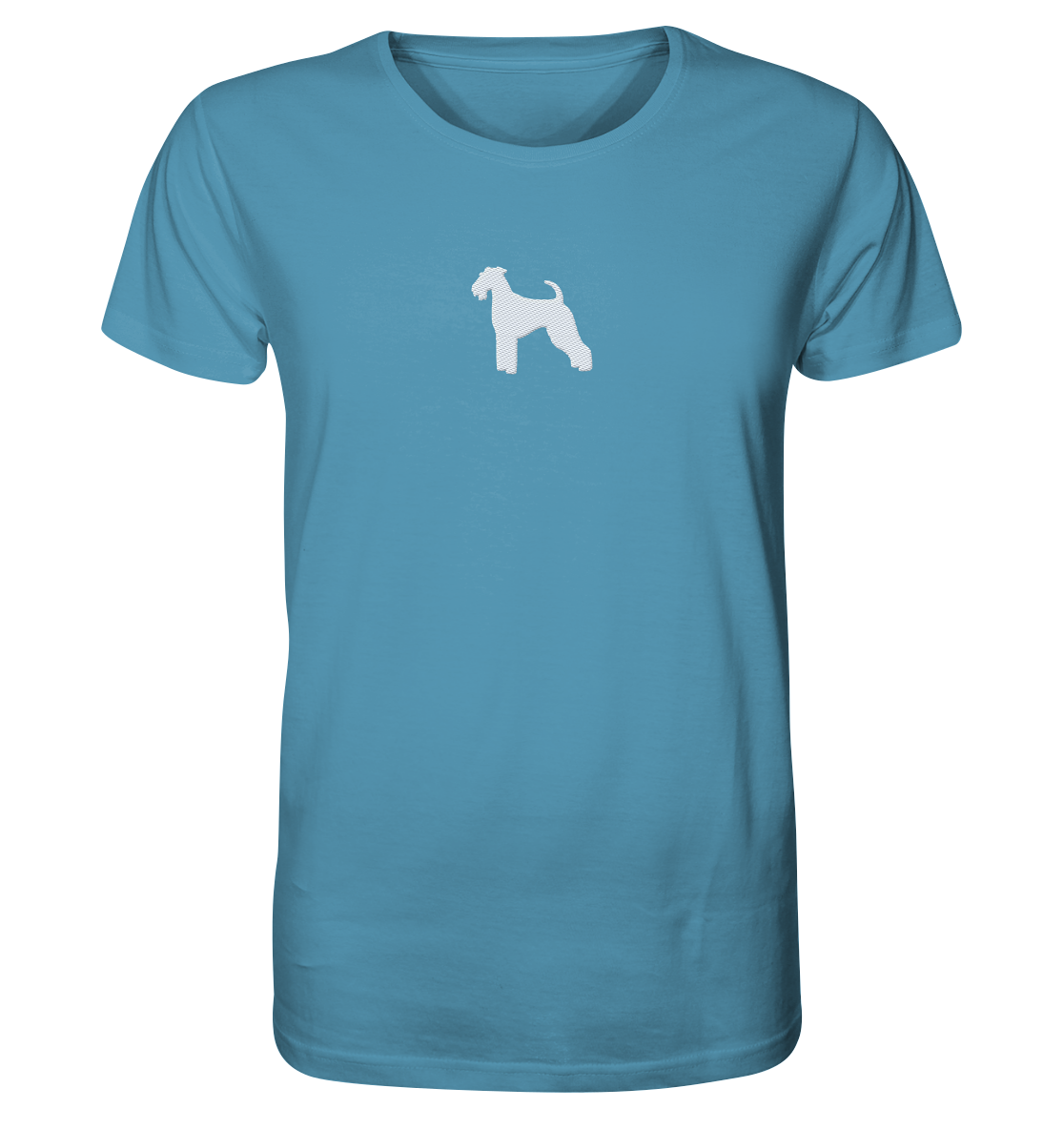 Airedale Terrier-Silhouette - Organic Shirt (Stick)