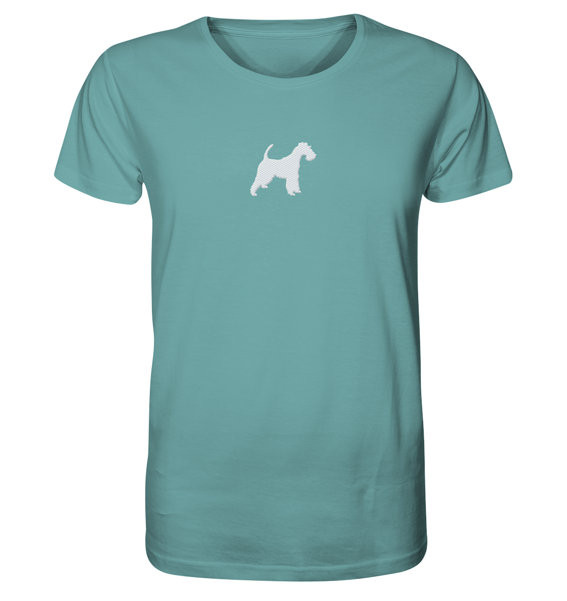 Drahthaar Foxterrier Terrier-Silhouette - Organic Shirt (Stick)