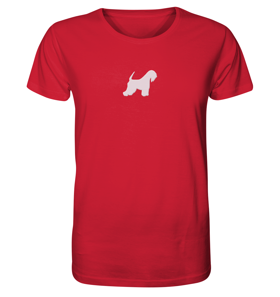Irish Soft Coated Wheaten Terrier-Silhouette - Organic Shirt (Stick)