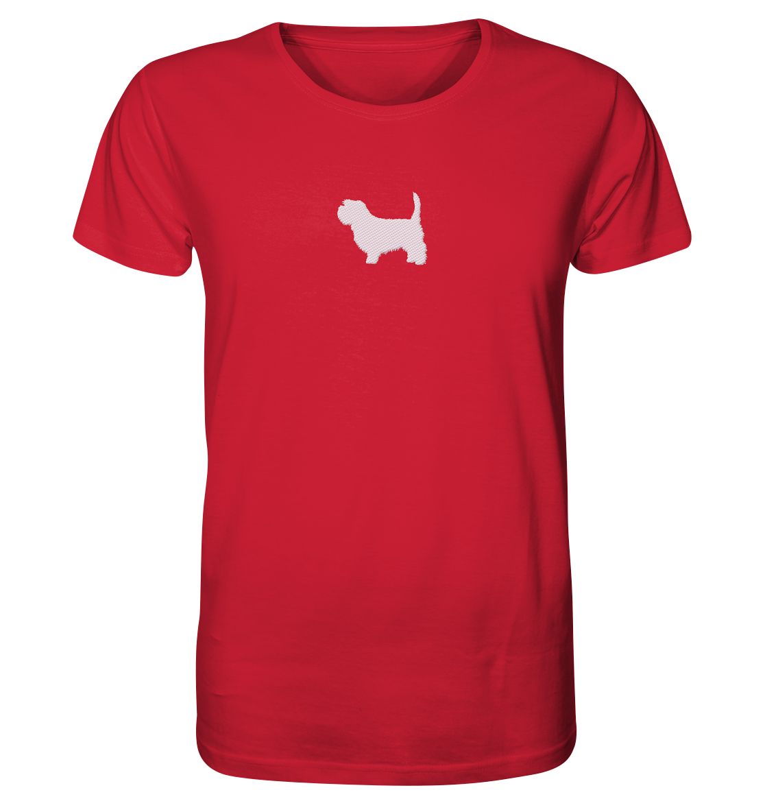 Irish Glen of Imaal Terrier-Silhouette - Organic Shirt (Stick)
