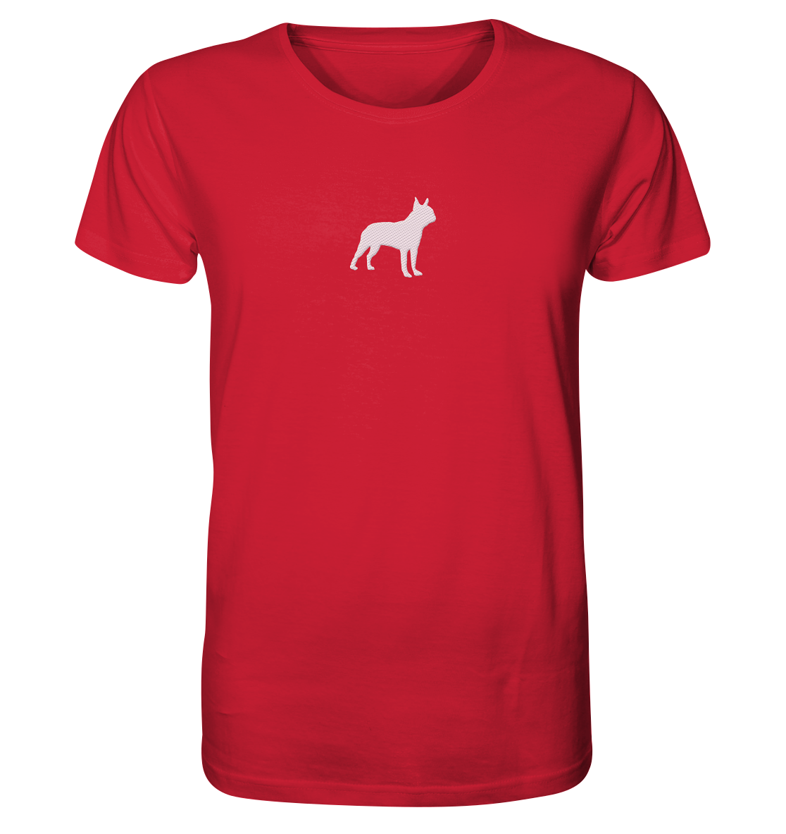 Boston Terrier-Silhouette - Organic Shirt (Stick)