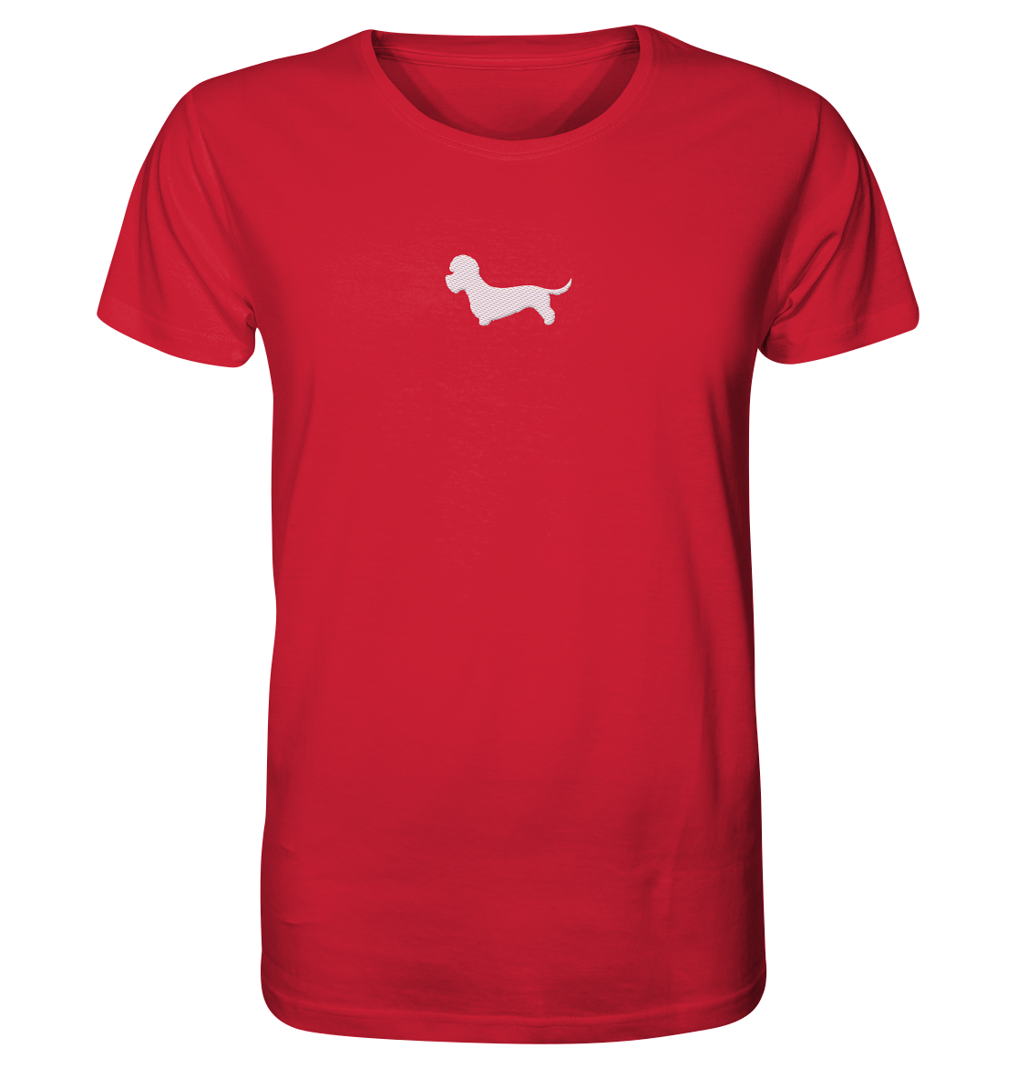 Dandie Dinmont Terrier-Silhouette - Organic Shirt (Stick)