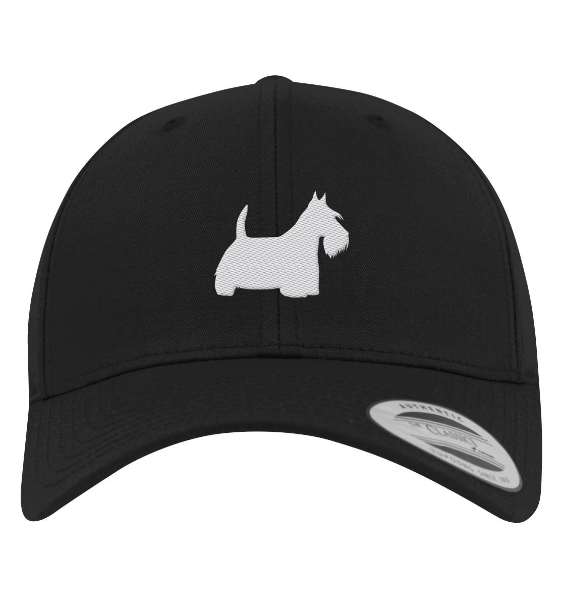 Scottish Terrier-Silhouette - Premium Baseball Cap