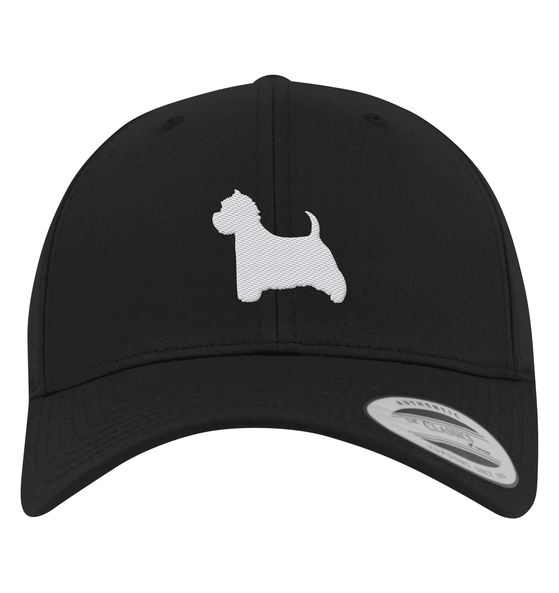 West Highland White Terrier-Silhouette - Premium Baseball Cap