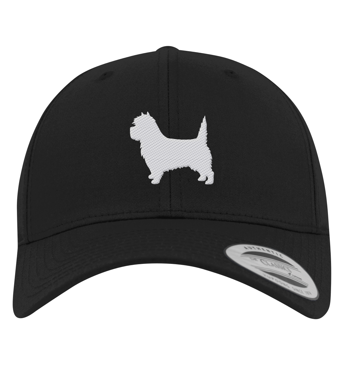 Cairn Terrier-Silhouette - Premium Baseball Cap