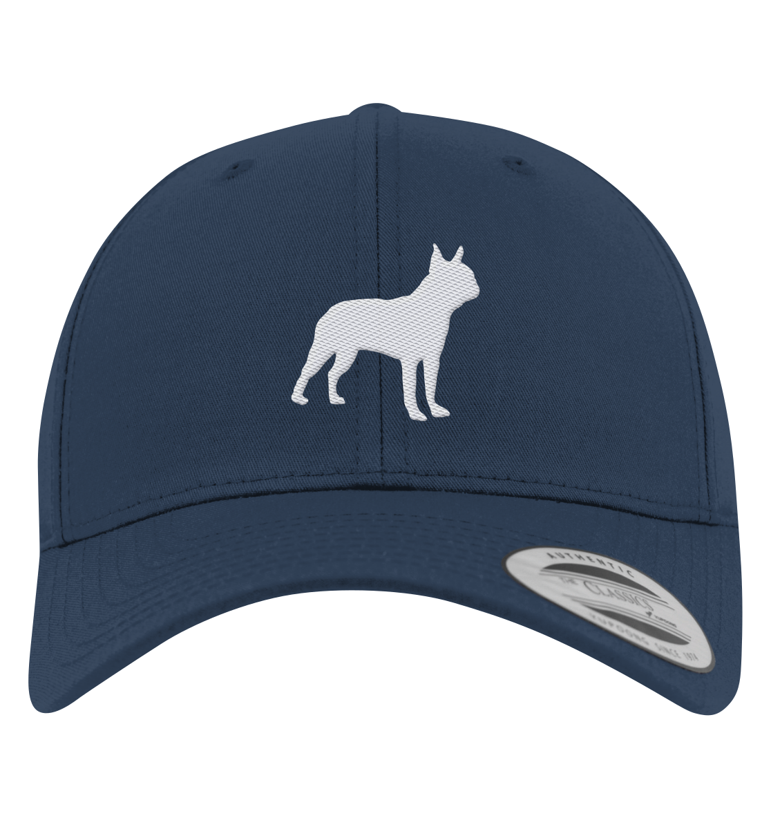 Boston Terrier-Silhouette - Premium Baseball Cap