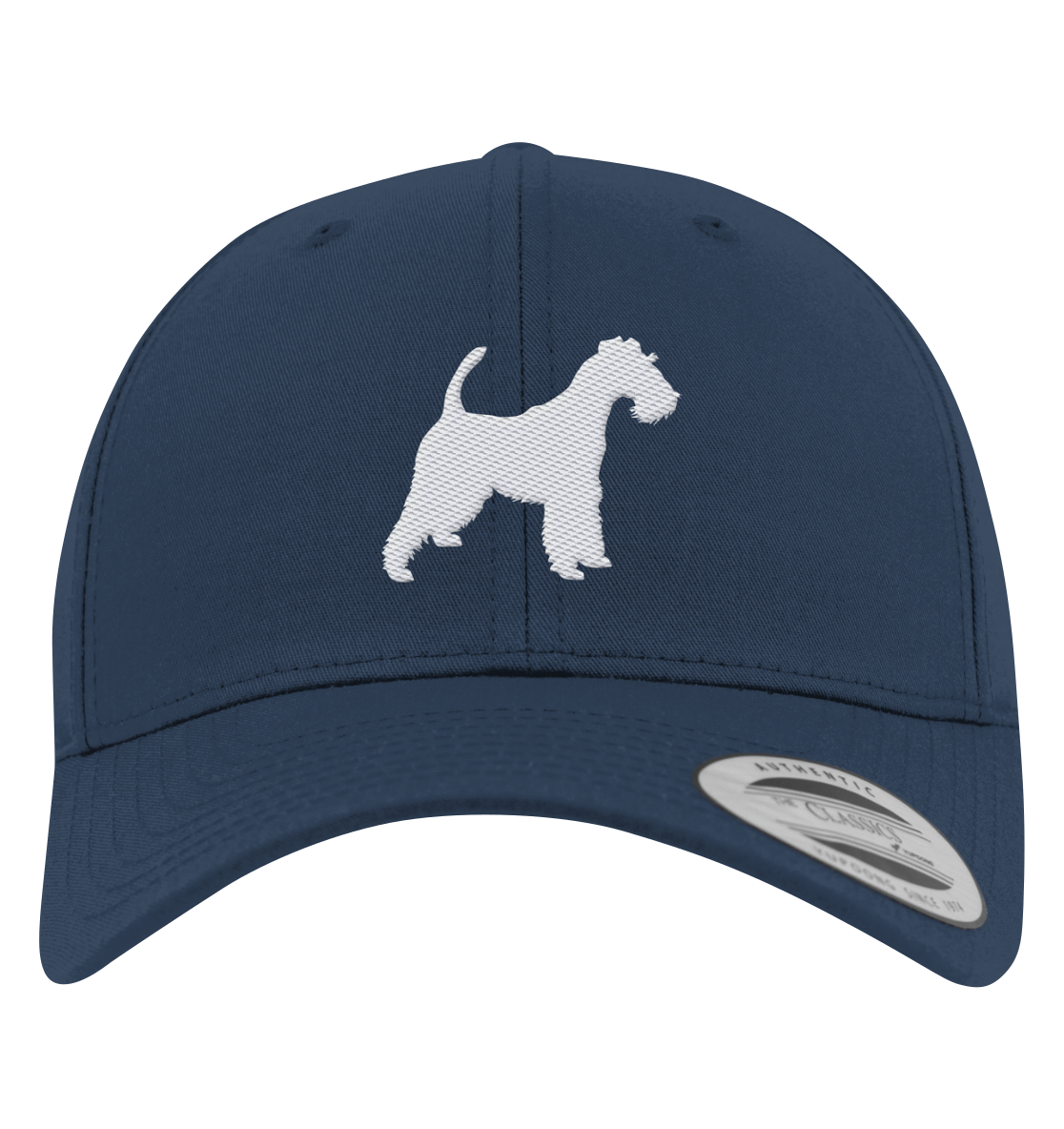 Drahthaar Foxterrier Terrier-Silhouette - Premium Baseball Cap