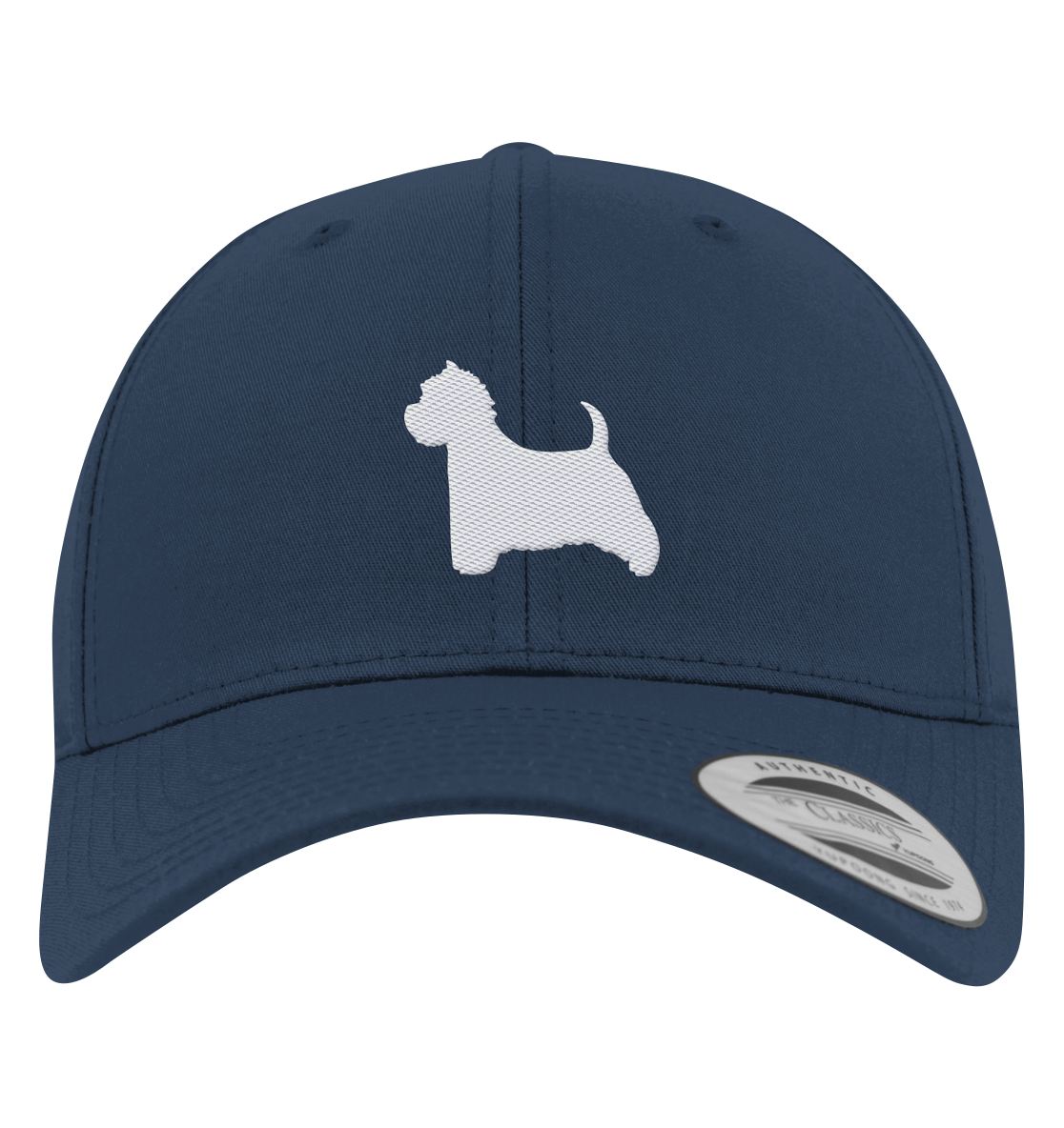 West Highland White Terrier-Silhouette - Premium Baseball Cap