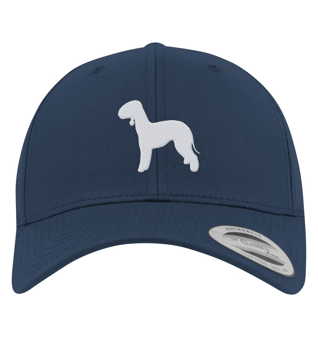 Bedlington Terrier-Silhouette - Premium Baseball Cap