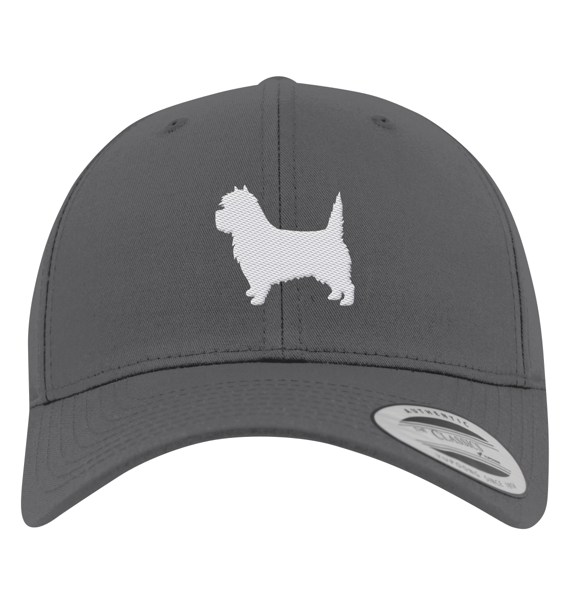 Cairn Terrier-Silhouette - Premium Baseball Cap