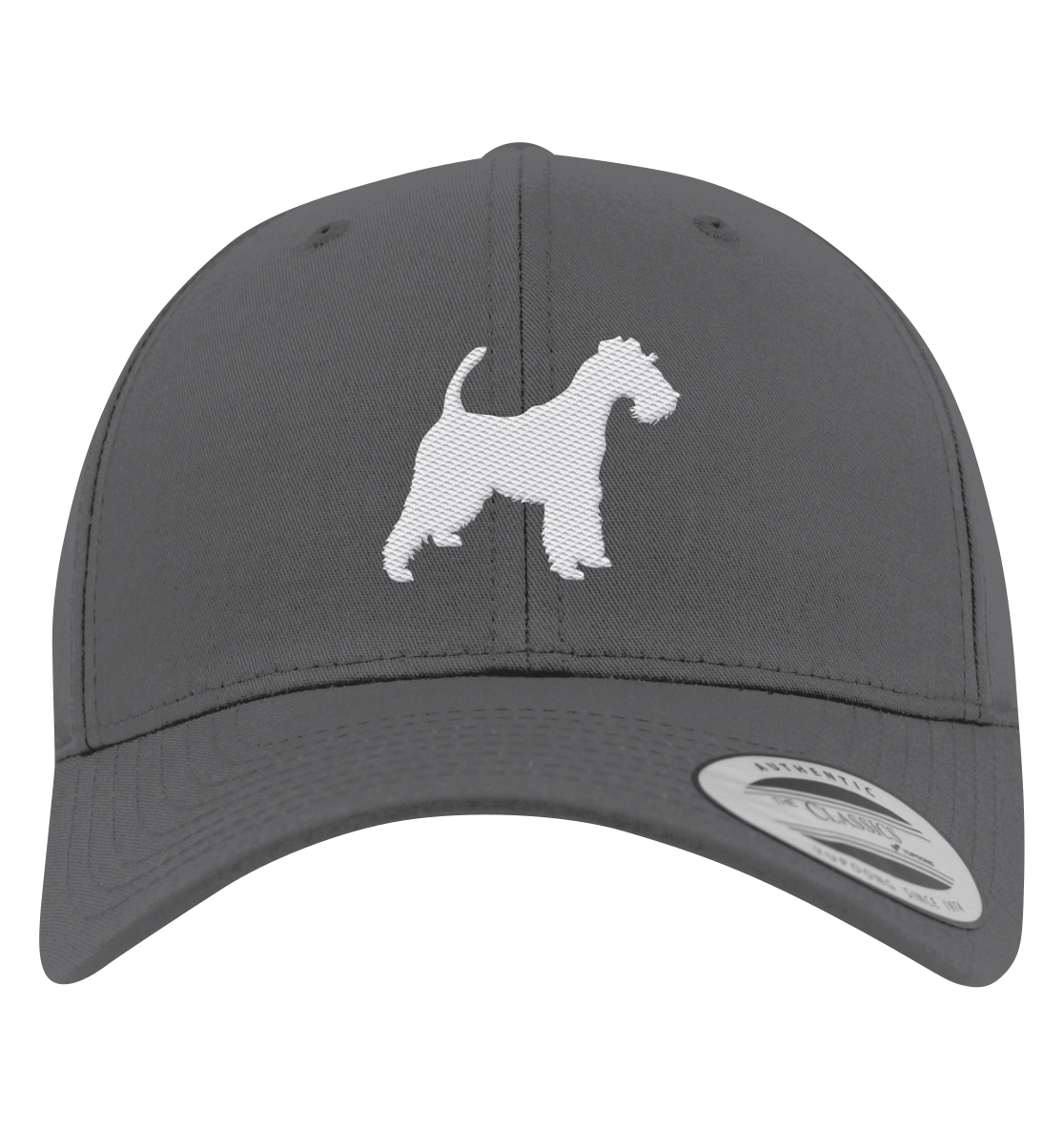 Drahthaar Foxterrier Terrier-Silhouette - Premium Baseball Cap