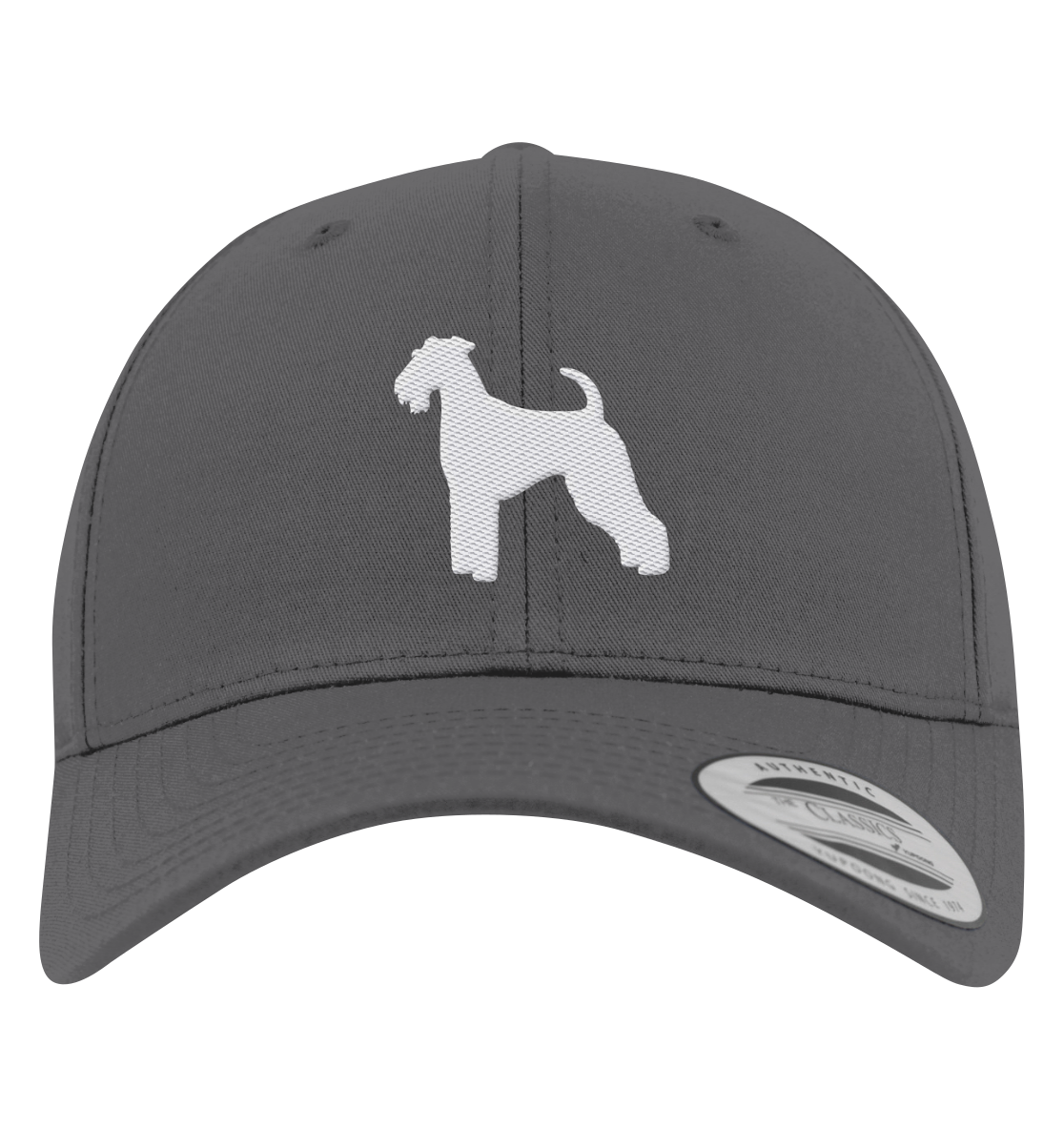 Airedale Terrier-Silhouette - Premium Baseball Cap