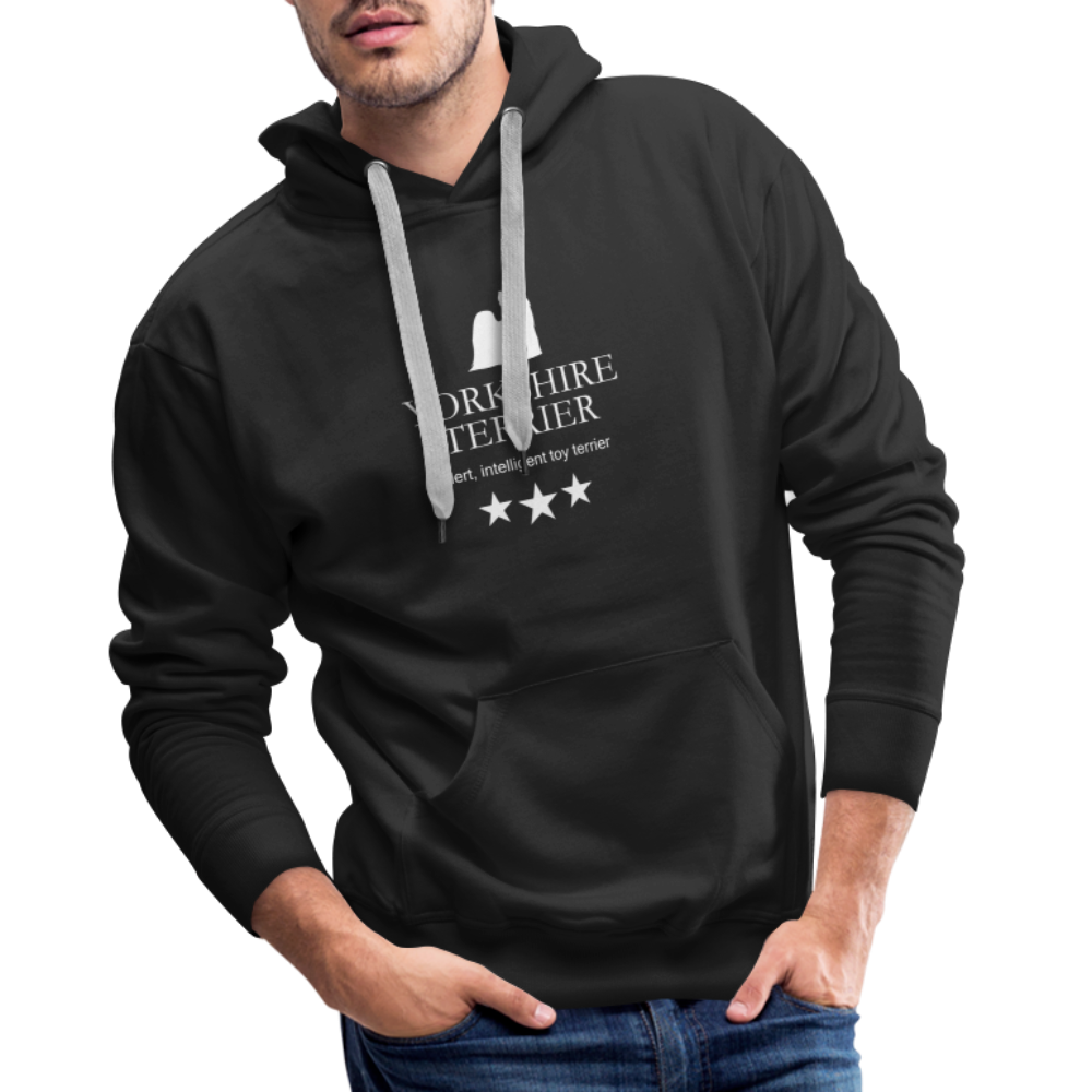 Men’s Premium Hoodie - Yorkshire Terrier - Alert, intelligent toy terrier... - Schwarz