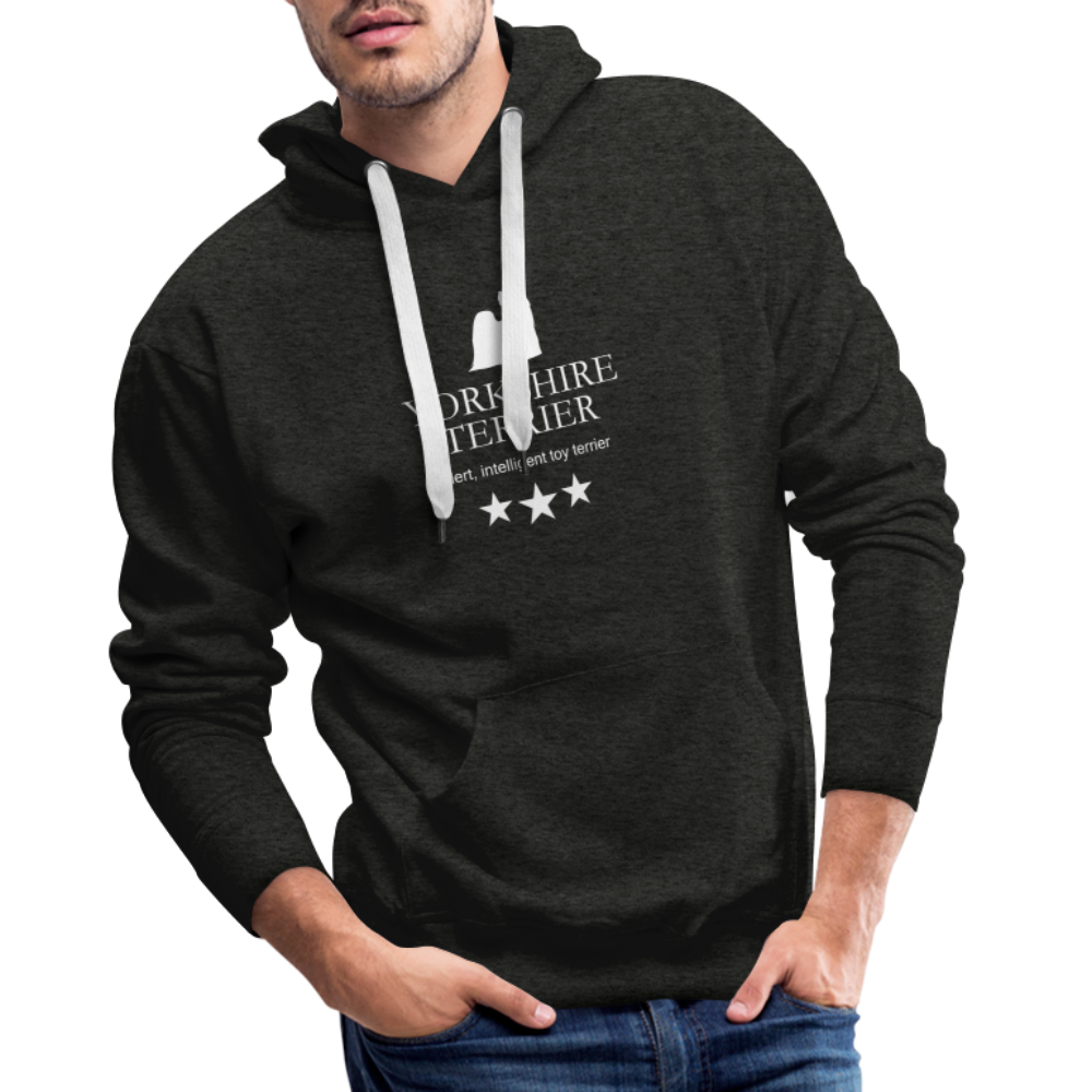 Men’s Premium Hoodie - Yorkshire Terrier - Alert, intelligent toy terrier... - Anthrazit
