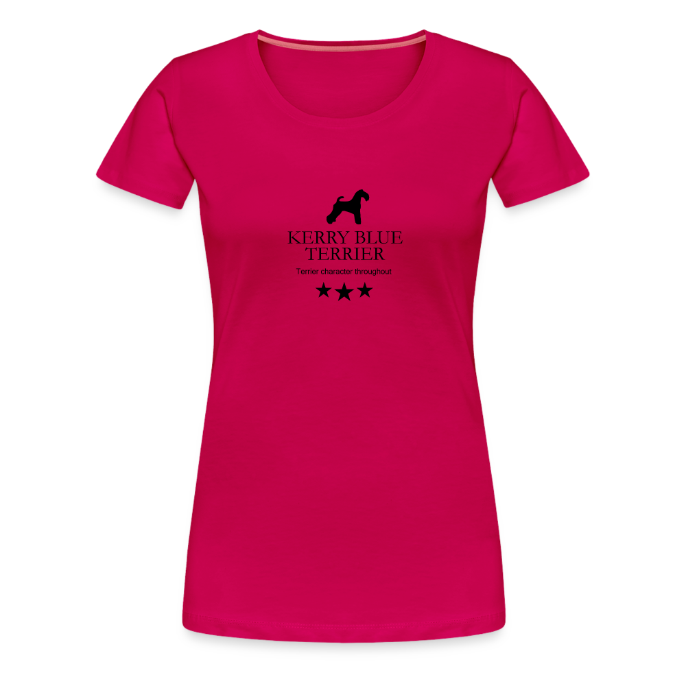 Women’s Premium T-Shirt - Kerry Blue Terrier - Terrier character throughout... - dunkles Pink