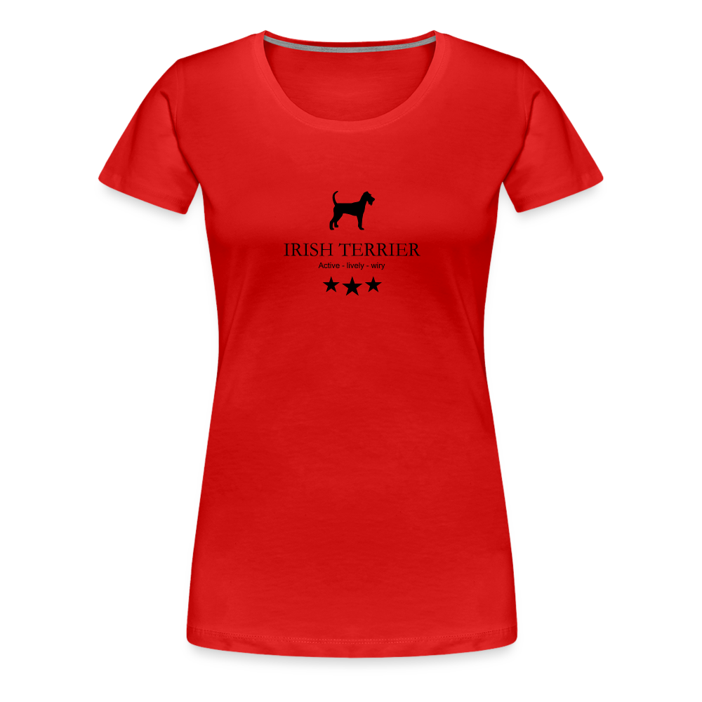 Women’s Premium T-Shirt - Irish Terrier - Active, lively, wiry... - Rot