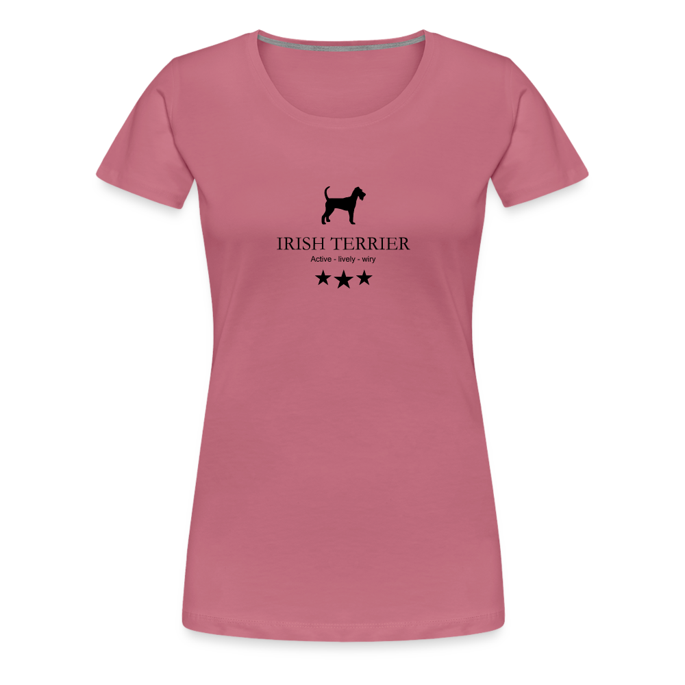 Women’s Premium T-Shirt - Irish Terrier - Active, lively, wiry... - Malve