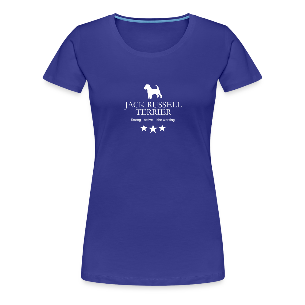 Women’s Premium T-Shirt - Jack Russell Terrier - Strong, active, lithe working... - Königsblau