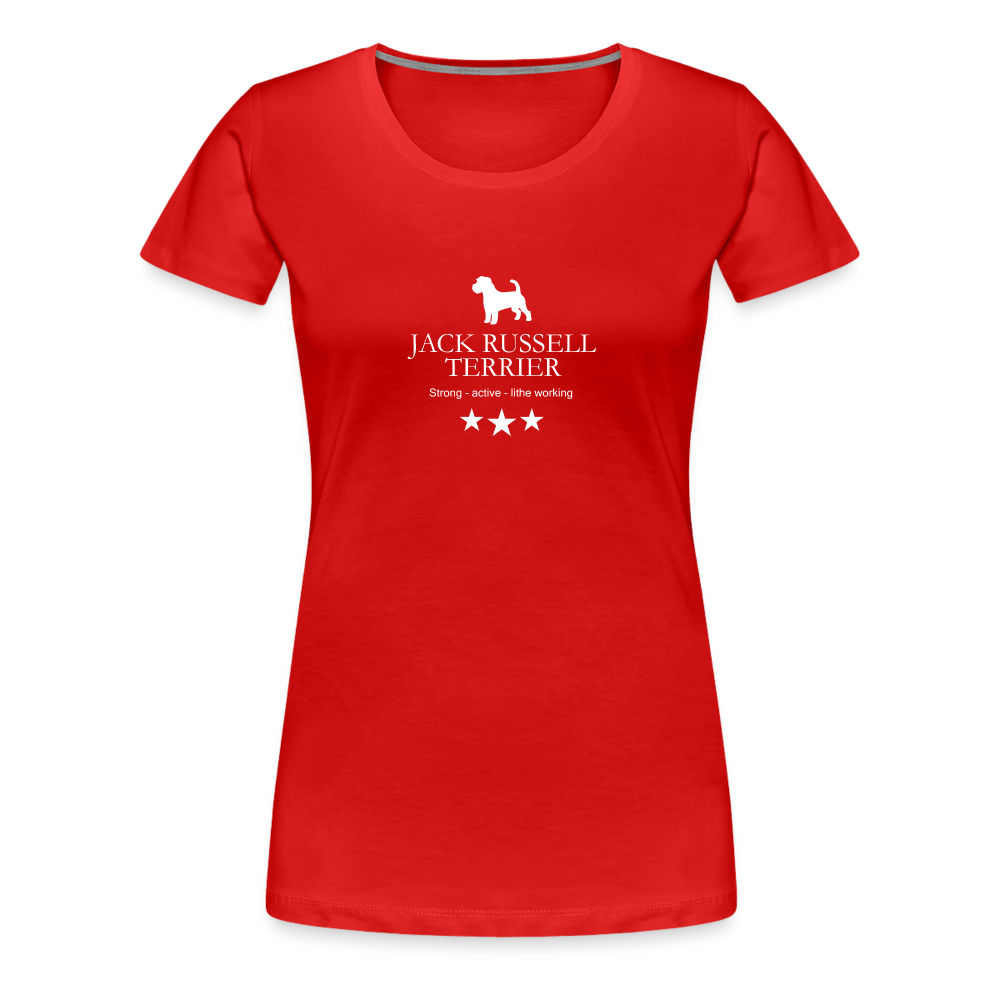Women’s Premium T-Shirt - Jack Russell Terrier - Strong, active, lithe working... - Rot