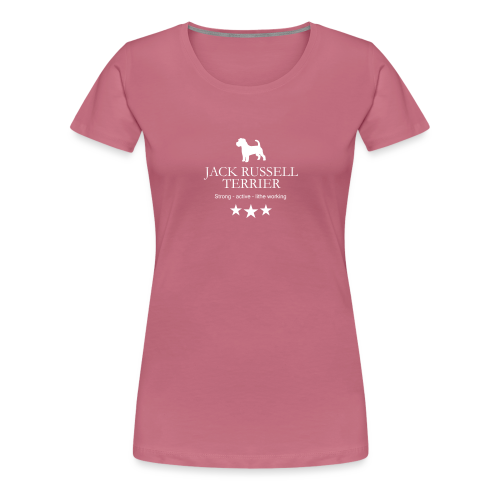 Women’s Premium T-Shirt - Jack Russell Terrier - Strong, active, lithe working... - Malve