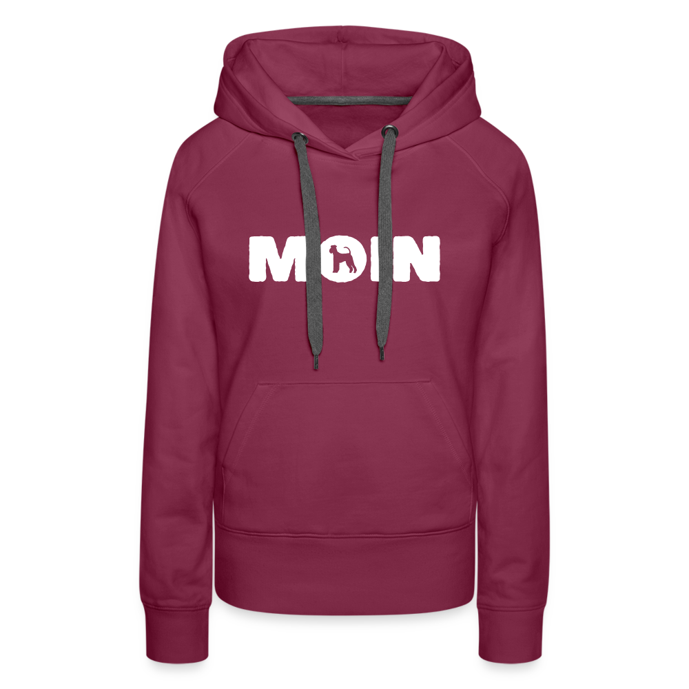 Frauen Premium Hoodie - Airedale Terrier - Moin - Bordeaux