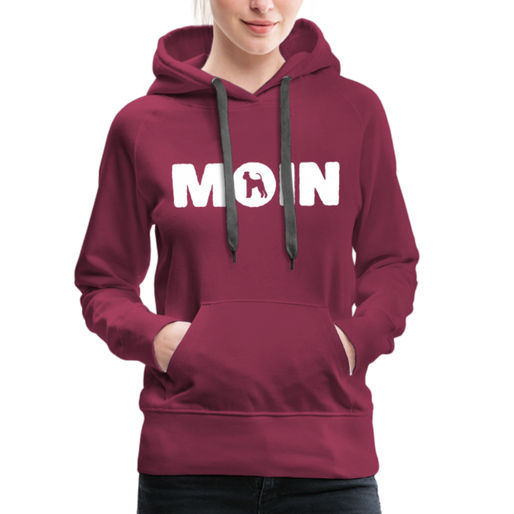 Frauen Premium Hoodie - Airedale Terrier - Moin - Bordeaux
