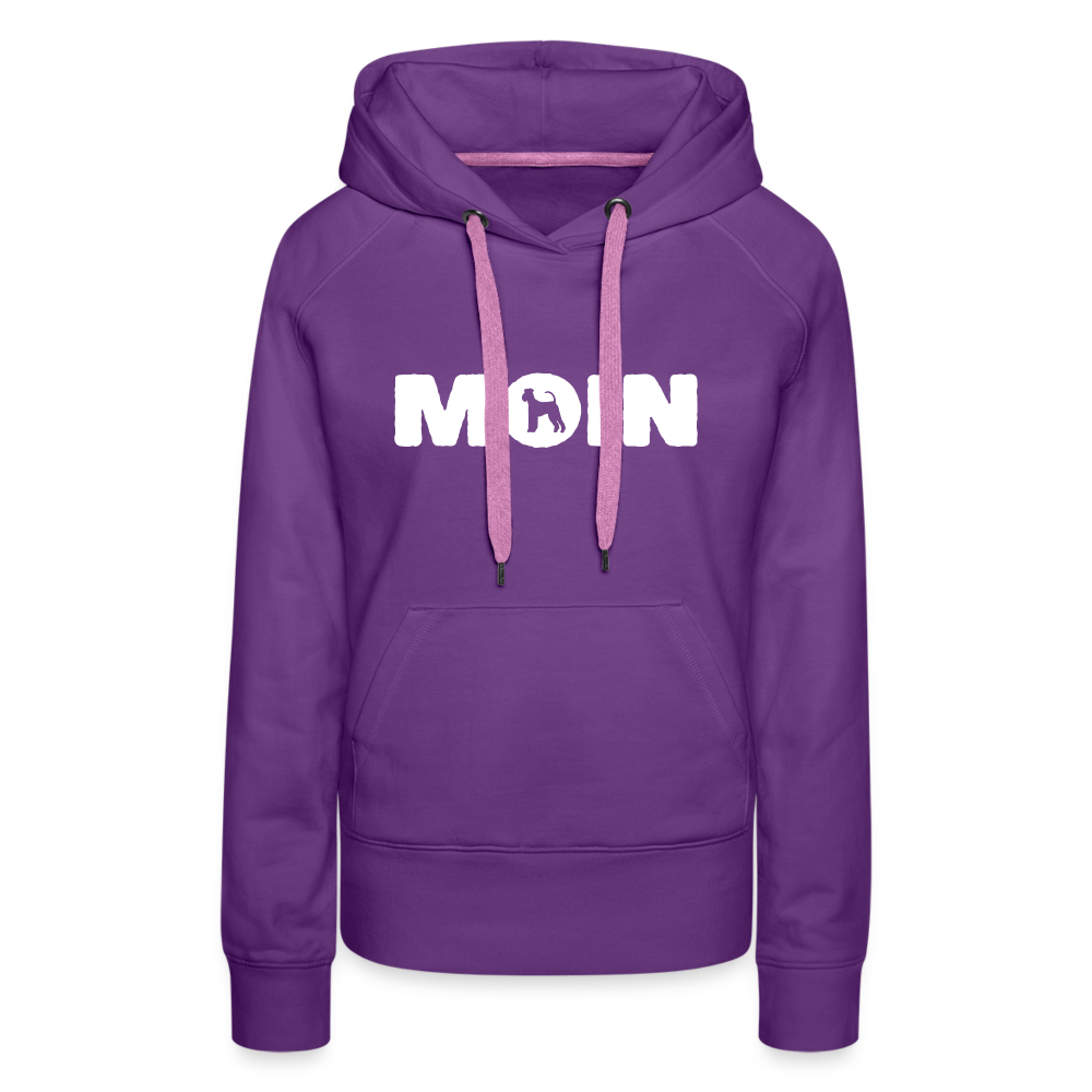 Frauen Premium Hoodie - Airedale Terrier - Moin - Purple