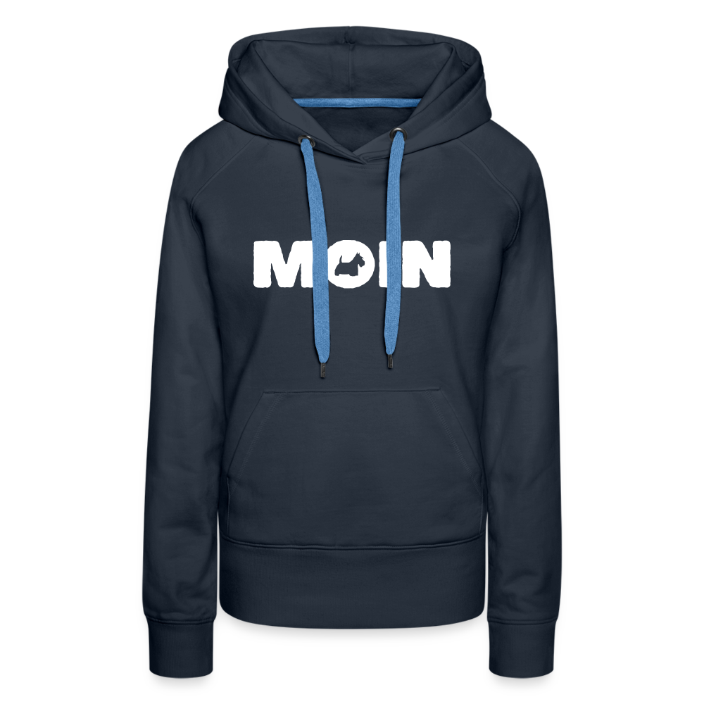 Frauen Premium Hoodie - Scottish Terrier - Moin - Navy